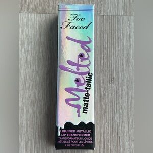 Too Faced Melted Matte-Tallic Lipstick - Iridescent Purple